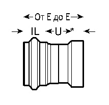 Переходник с внутренней резьбой Тип P579